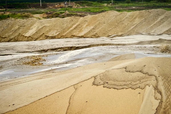 Kum kum maden ocağında depolama