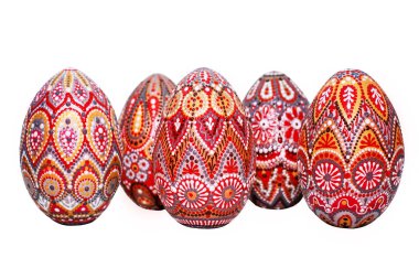 Paskalya yumurtaları, el boyaması ile Akrilik boyalar, sanat.