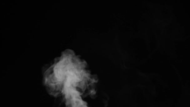 Niebla Humeante Efecto Vapor Humo Abstracto Realista Desde Parte Inferior — Vídeo de stock