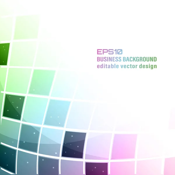 Business vector colorful abstract background with square pattern. — Stock Vector