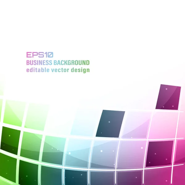Business-Vektor bunte abstrakte Hintergrund mit quadratischen Muster. — Stockvektor