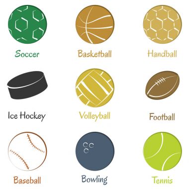 Vektör spor aletleri kümesi.