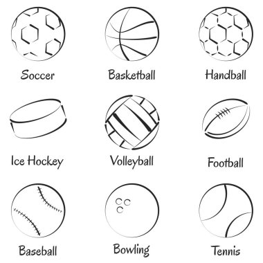 Vektör spor aletleri kümesi.