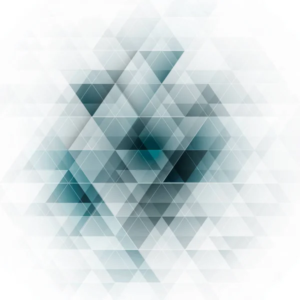 Abstrato azul triângulos geométrico vetor fundo . —  Vetores de Stock