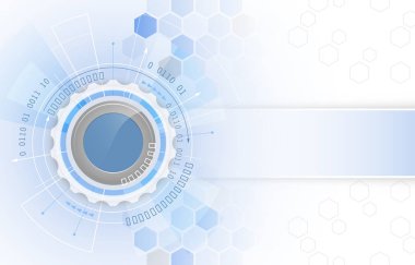 Teknoloji Dişli çark fütüristik vektör arka plan.