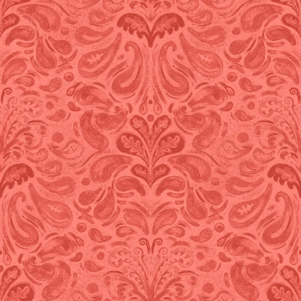 Old Grunge Modern Damask Seamless Pattern Swatch — Φωτογραφία Αρχείου