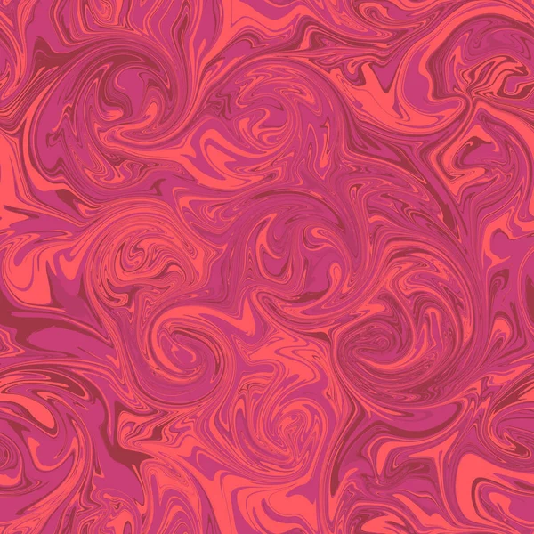 大理石无缝重复图样粉红色、珊瑚红色 — 图库照片