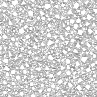 Beyaz Terrazzo Gri Marl Heather Kusursuz Desen