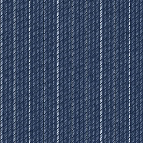 Patrón sin costura de textura de tela de mezclilla rayada — Vector de stock