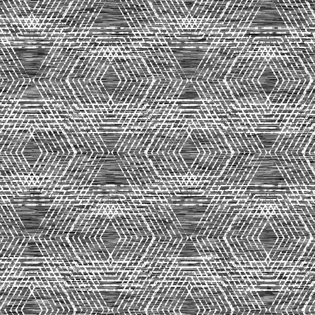 Grunge Hexagon Gray Marl Heather Seamless Pattern