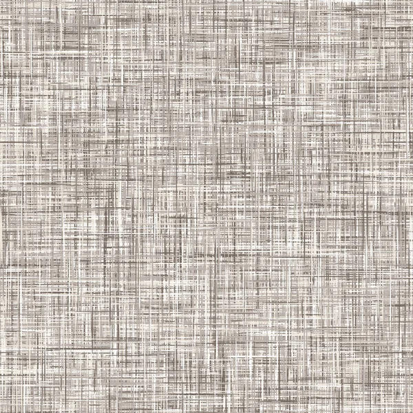 Natürliche Leinen nahtlose Muster Textur beige braun — Stockvektor