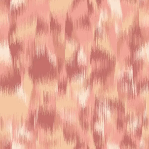 Ikat blob triangle seamless blush pink pattern — Stock Vector