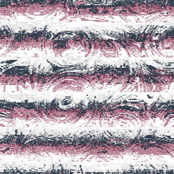 Swirled stripes 4th of July USA patriotic pattern — 스톡 벡터