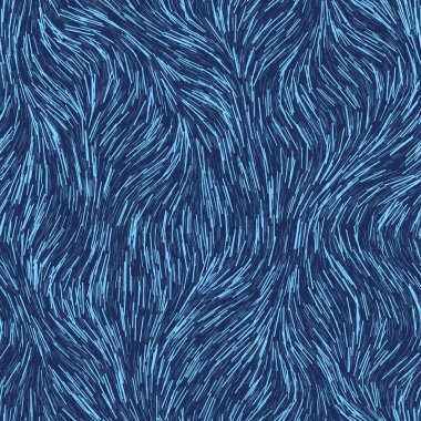 İndigo siyanotip boyalı efekt eskimiş donanma deseni