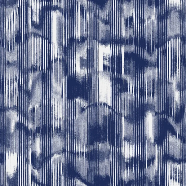 Indigo cyanotype dyed effect worn navy pattern — Stock Photo, Image