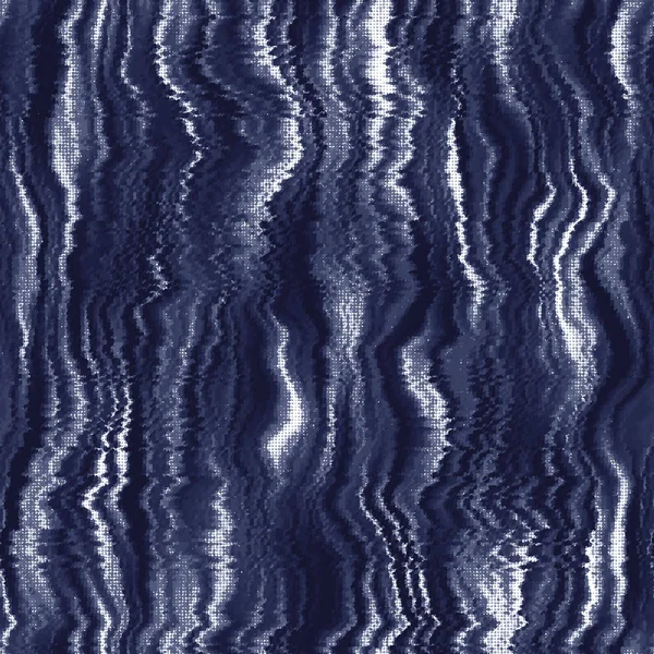 Indigo cyanotype effet teint motif marine usé — Image vectorielle