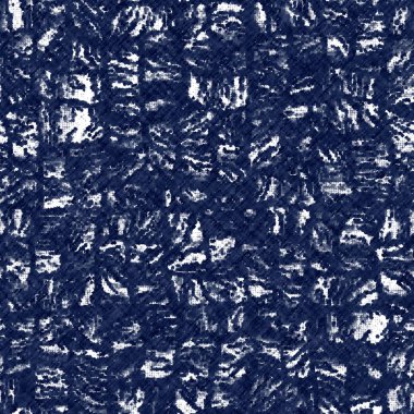 İndigo siyanotip boyalı efekt eskimiş donanma deseni