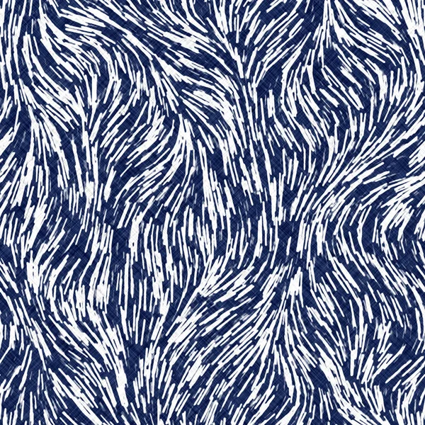 Indigo cyanotype dyed effect worn navy pattern — Stock Photo, Image