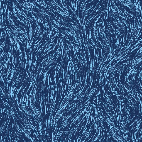藍シアノ型染め効果着装海軍パターン — ストックベクタ