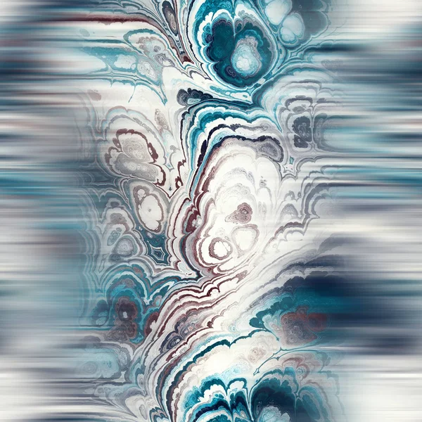 Bulanık Fraktal mermer ven dalgalı sıvı çizgi kumaşı — Stok fotoğraf