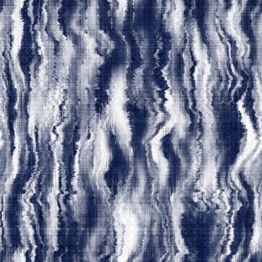 İndigo siyanotip boyalı efekt eskimiş donanma deseni