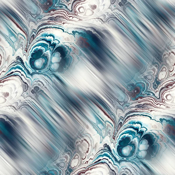 Vena de mármol fractal borrosa muestra de línea de fluido ondulado — Foto de Stock