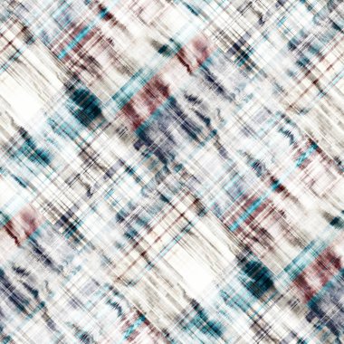 Dalgalı Grungy Stripe kontrolü ekoseli tartan deseni soldur