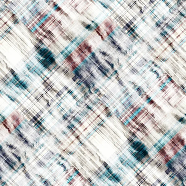 Wavy Grungy Stripe check fade plaid tartan pattern — Stock Photo, Image