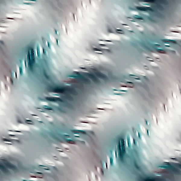 Blurred angustiado ruidoso sutil desgarrado teal chevron —  Fotos de Stock