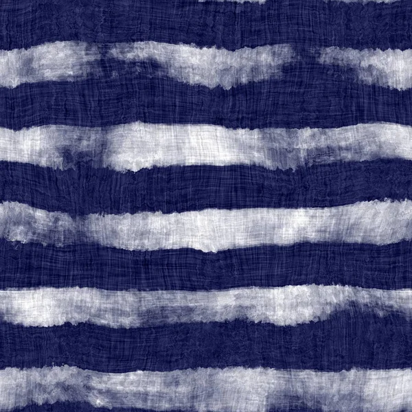 Indigo shibori slips färgad effekt slitna marinmönster — Stockfoto