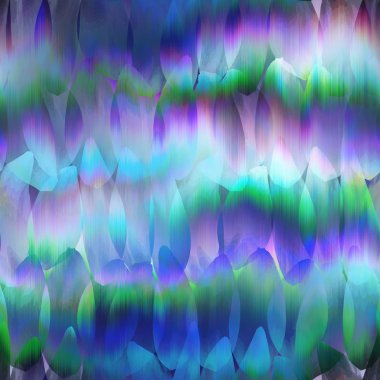 Sürreal ombre harmanlama dijital desen kumaş örtüsü