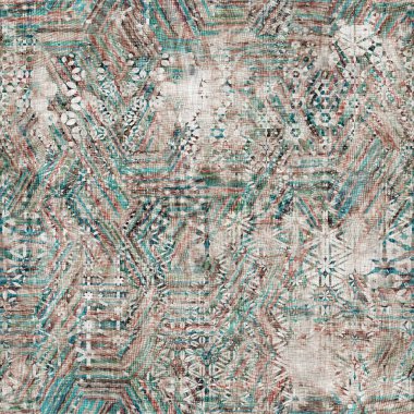 Karışık ortam kolajı yıllandırılmış pürüzsüz desen örneği