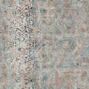 Karışık ortam kolajı yıllandırılmış pürüzsüz desen örneği