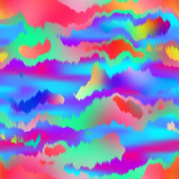 Vivid hyper bright ombre rainbow seamless pattern — Stock Photo, Image