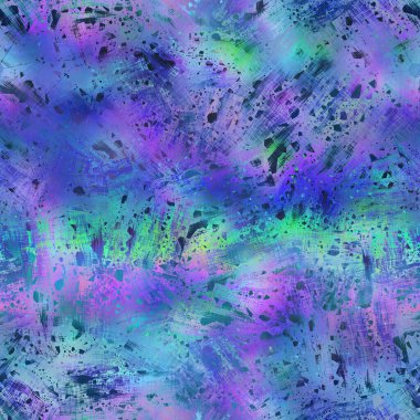 Sürreal ombre harmanlama dijital desen kumaş örtüsü