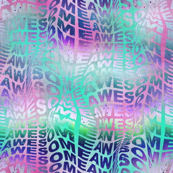 Surreal ombre blend digital padrão de sobreposição swatch — Fotografia de Stock