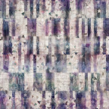 Karışık ortam kolajı yıllandırılmış pürüzsüz desen örneği