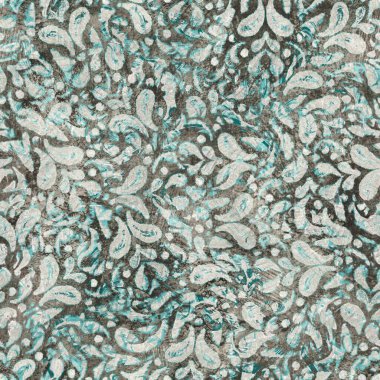 Tan ve deniz mavisi aşınmış dağınık, pürüzsüz desen