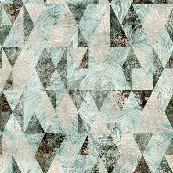 Tan y verde azulado desgastado grungy patrón sin costura — Foto de Stock