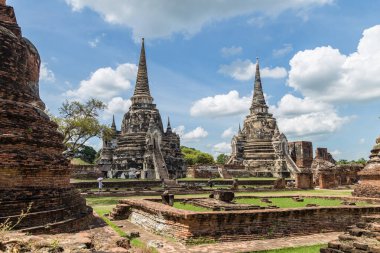 Tayland 'daki Ayutthaya Tarihi Parkı.