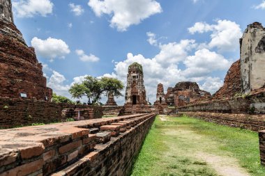 Tayland 'daki Ayutthaya Tarihi Parkı.