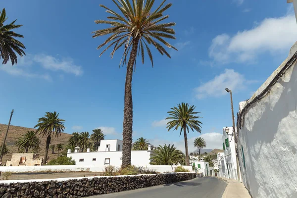 Typisches Kanarisches Dorf Auf Lanzarote Kanarische Inseln Spanien — Stockfoto