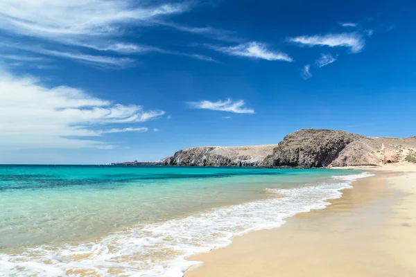 Papagayo Beach Lanzarote Kanarische Inseln Spanien — Stockfoto