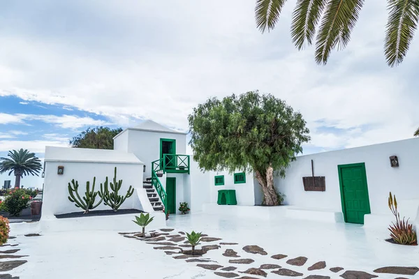 Typisches Kanarisches Haus Auf Lanzarote Kanarische Inseln Spanien — Stockfoto