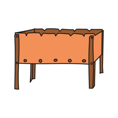 Beyaz arkaplanda BBQ ızgara vektör çizgisi simgesi izole.