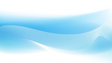 Mavi dalga arka plan vektör çizim.