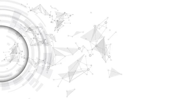 Abstrato Tecnologia Comunicação Conceito Vetor Fundo —  Vetores de Stock