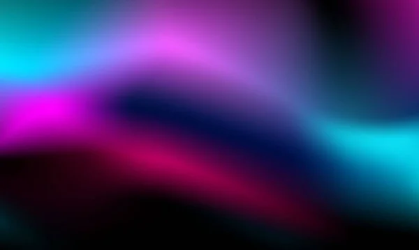Abstract Gradients Neon Waves Banner Template Background — 스톡 벡터