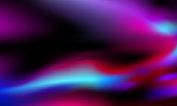 Abstrakte Steigungen Neon Wellen Banner Vorlage Hintergrund — Stockvektor