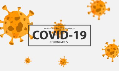 Coronavirus ya da Corona virüsü konsepti. covid-19
